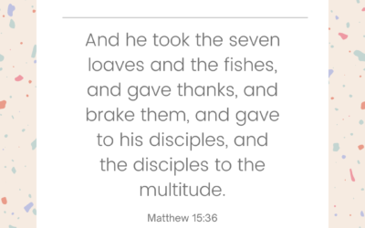 Matthew 15:36