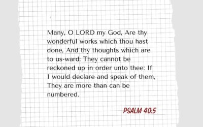 Psalm 40:5
