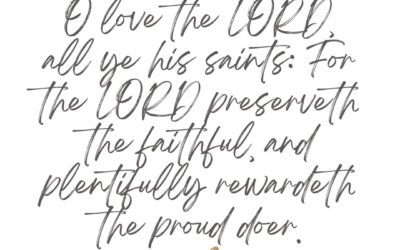 Psalm 31:23
