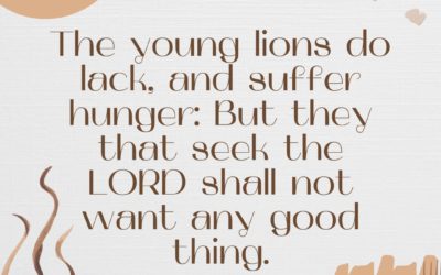 Psalm 34:10