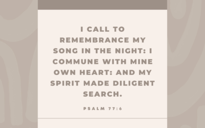 Psalm 77:6