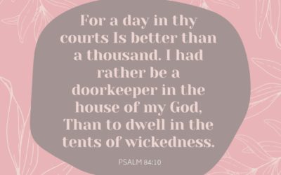 Psalm 84:10