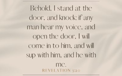 Revelation 3:20
