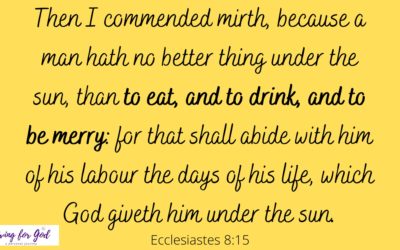 Ecclesiastes 8:15