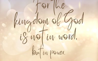 1 Corinthians 4:20