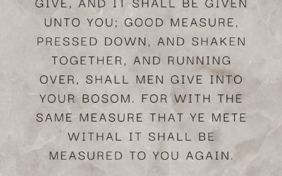 Luke 6:38