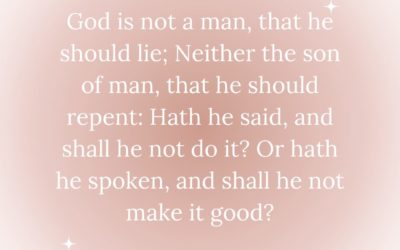 Numbers 23:19