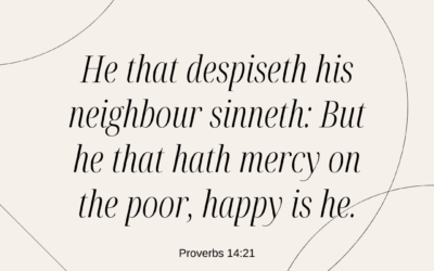Proverbs 14:21