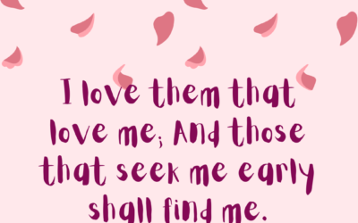 Proverbs 8:17